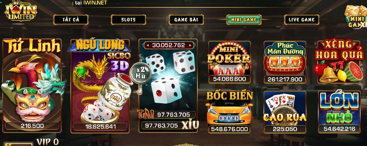 iwin có rất nhiều game hot