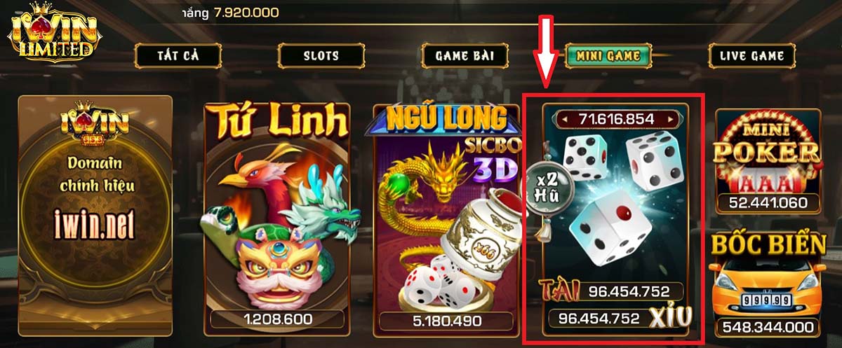 Game Nổ Hũ Tài Xỉu tại iWin